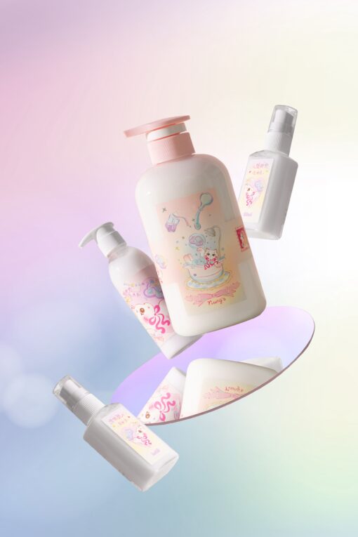軟綿綿 + 養髮液 + 入髮即化各60ml 加贈小貓吊飾：圖片 3
